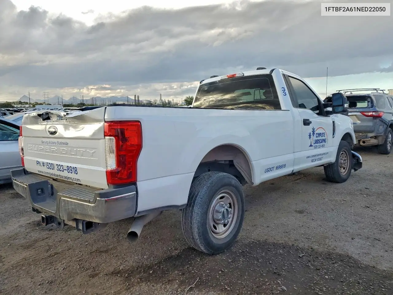 1FTBF2A61NED22050 2022 Ford F250 Super Duty