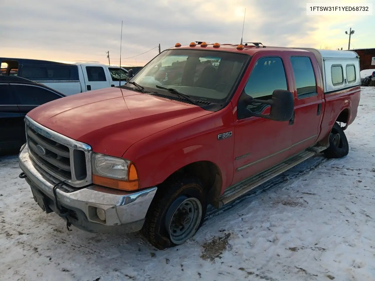 1FTSW31F1YED68732 2000 Ford F350 Srw Super Duty