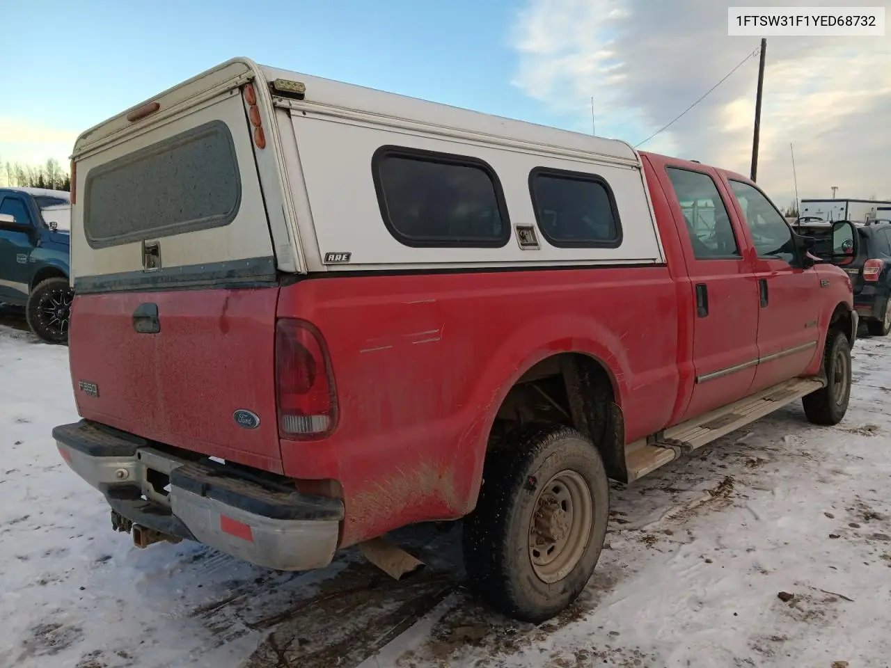 1FTSW31F1YED68732 2000 Ford F350 Srw Super Duty