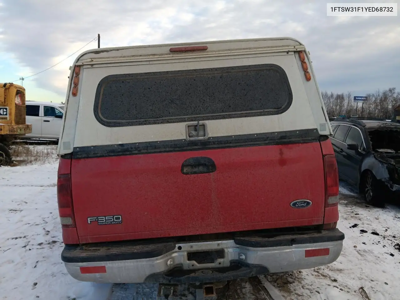 1FTSW31F1YED68732 2000 Ford F350 Srw Super Duty