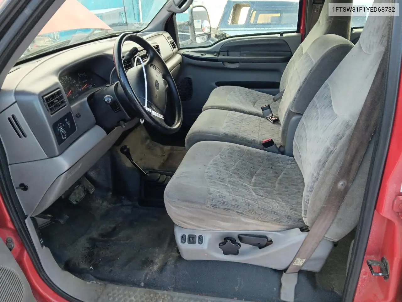 1FTSW31F1YED68732 2000 Ford F350 Srw Super Duty