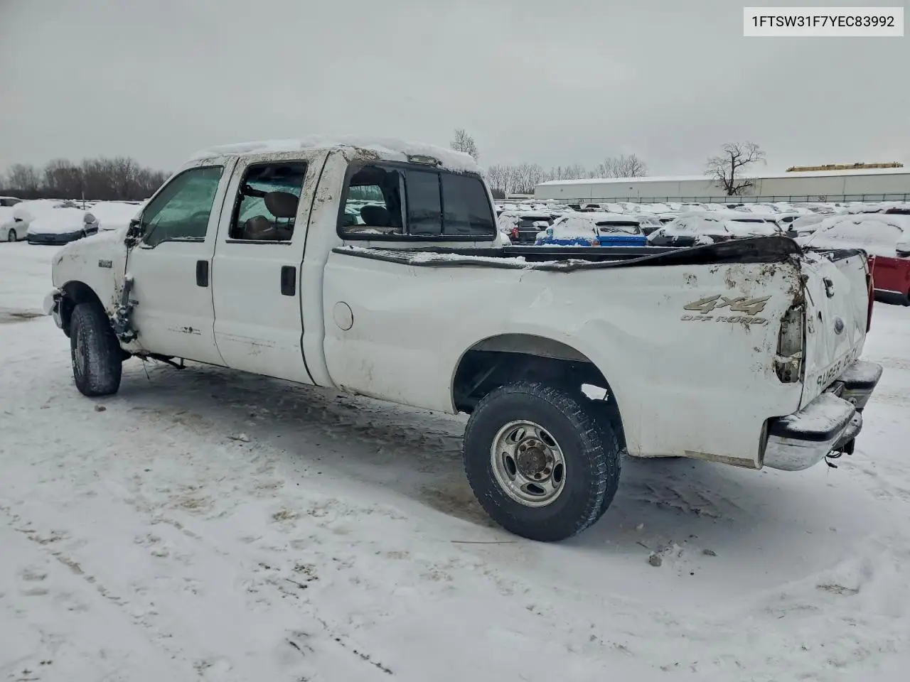 1FTSW31F7YEC83992 2000 Ford F350 Srw Super Duty