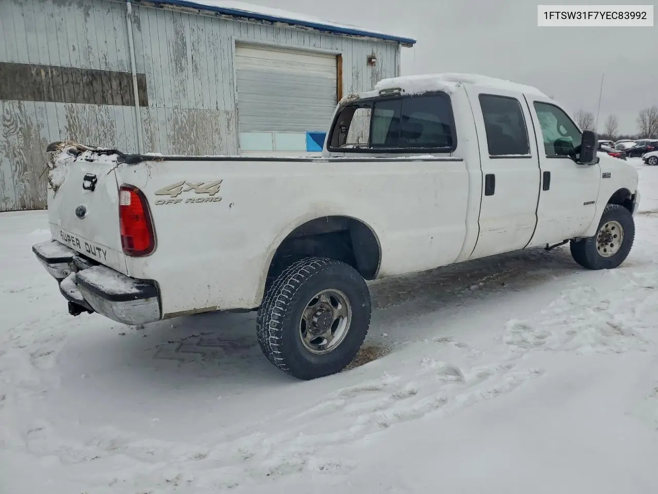 1FTSW31F7YEC83992 2000 Ford F350 Srw Super Duty