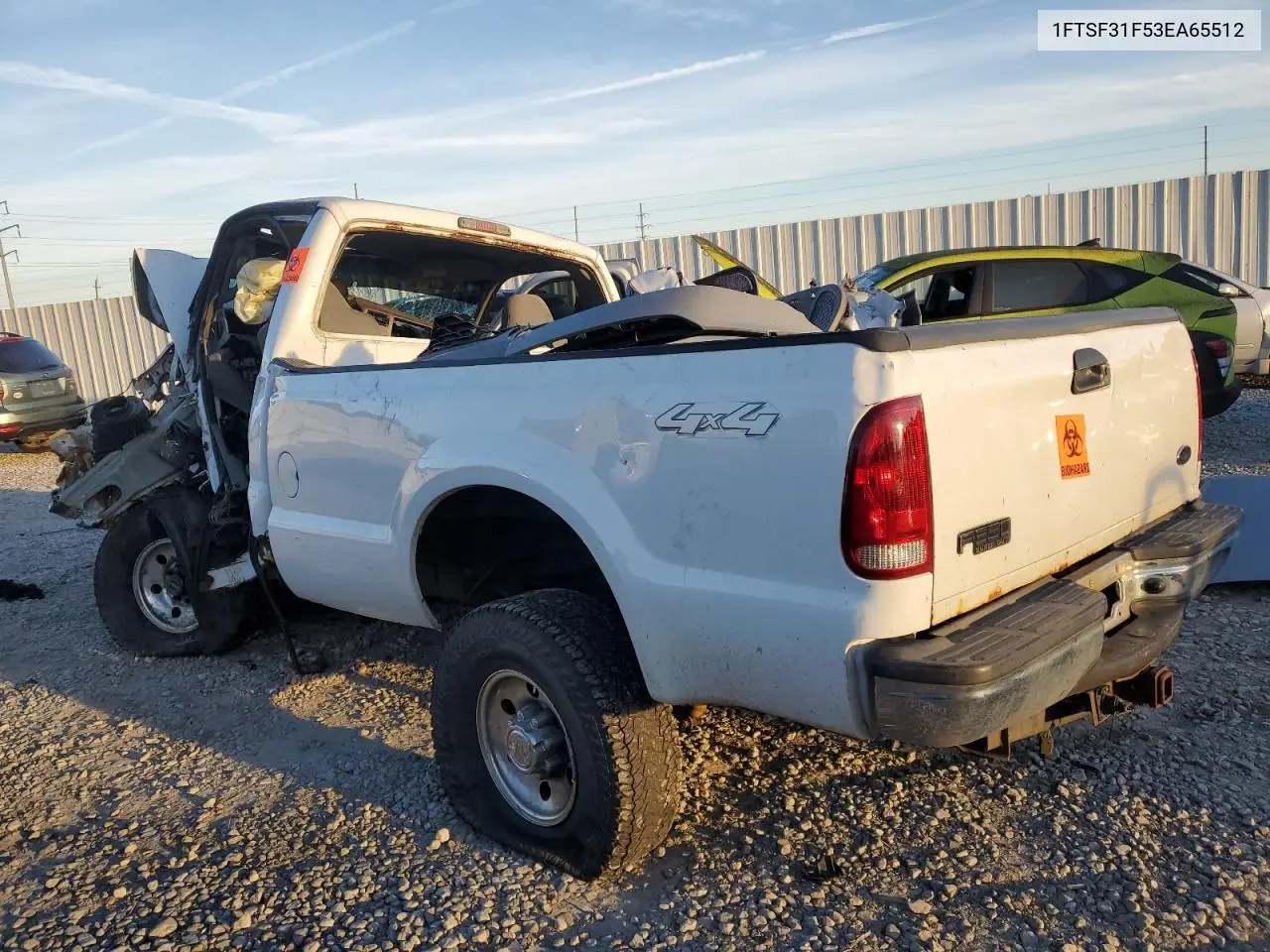 1FTSF31F53EA65512 2003 Ford F350 Srw Super Duty