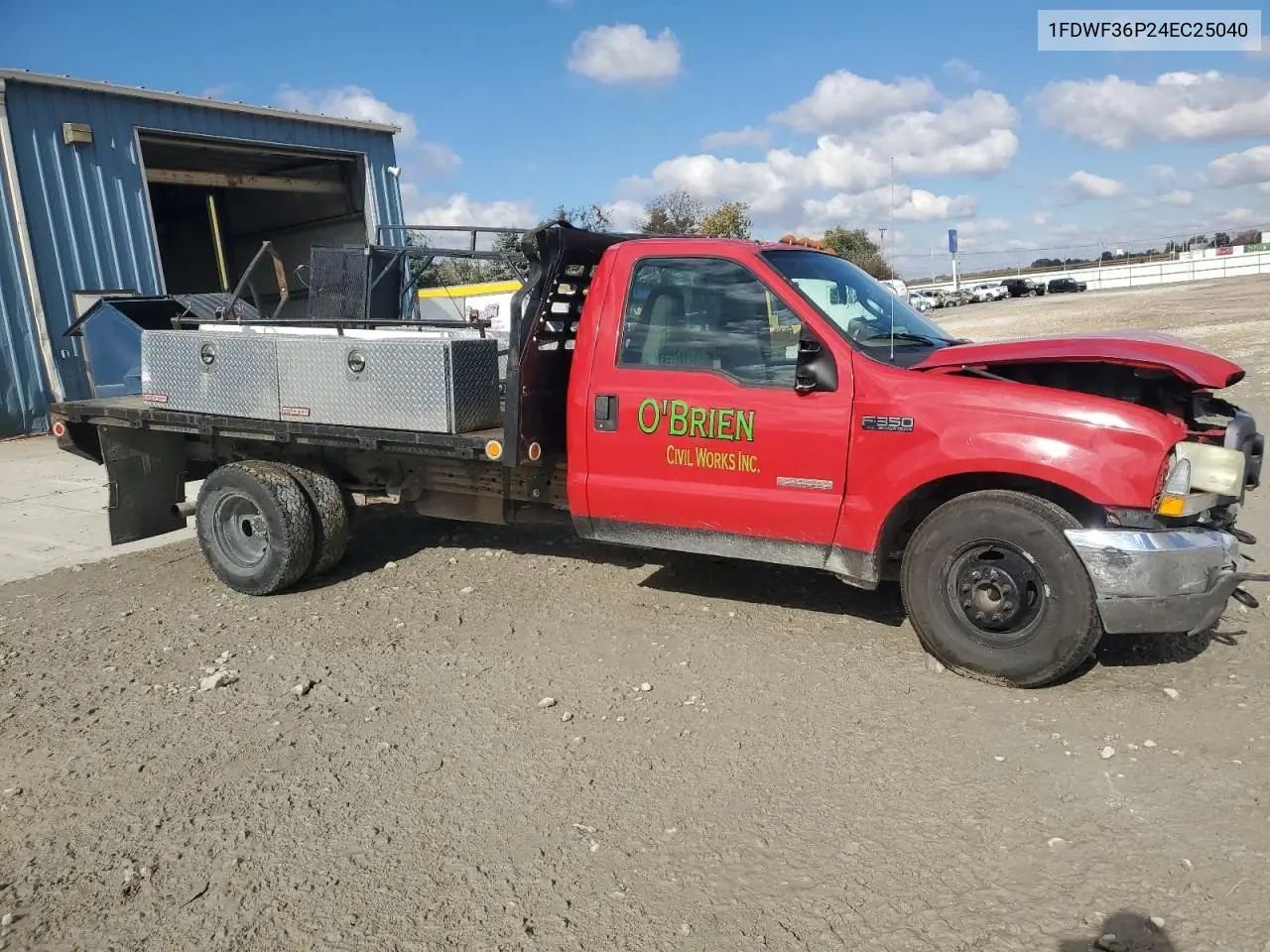 1FDWF36P24EC25040 2004 Ford F350 Super Duty