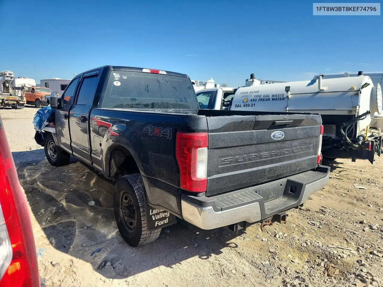 1FT8W3BT8KEF74796 2019 Ford F350 Super Duty