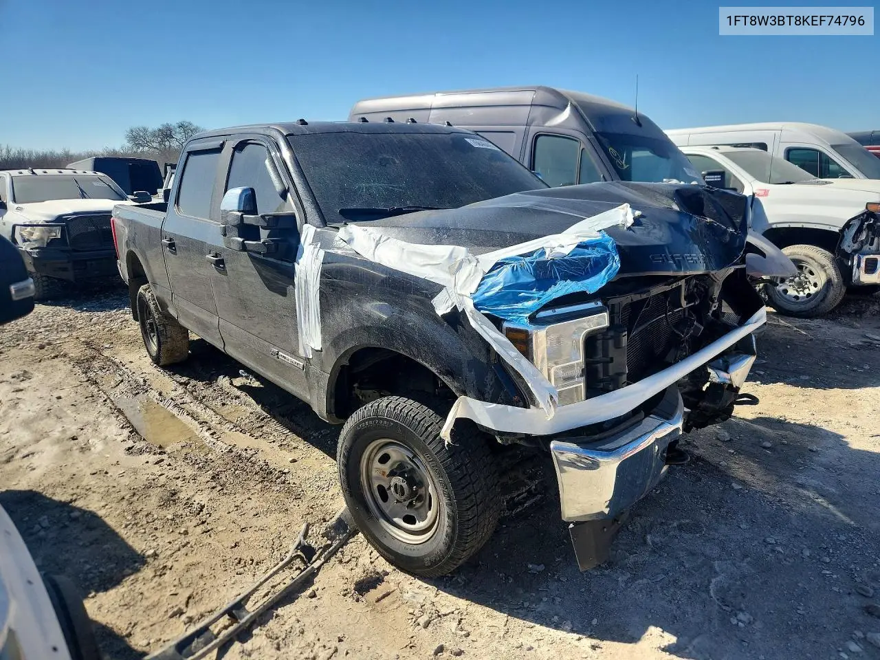 1FT8W3BT8KEF74796 2019 Ford F350 Super Duty