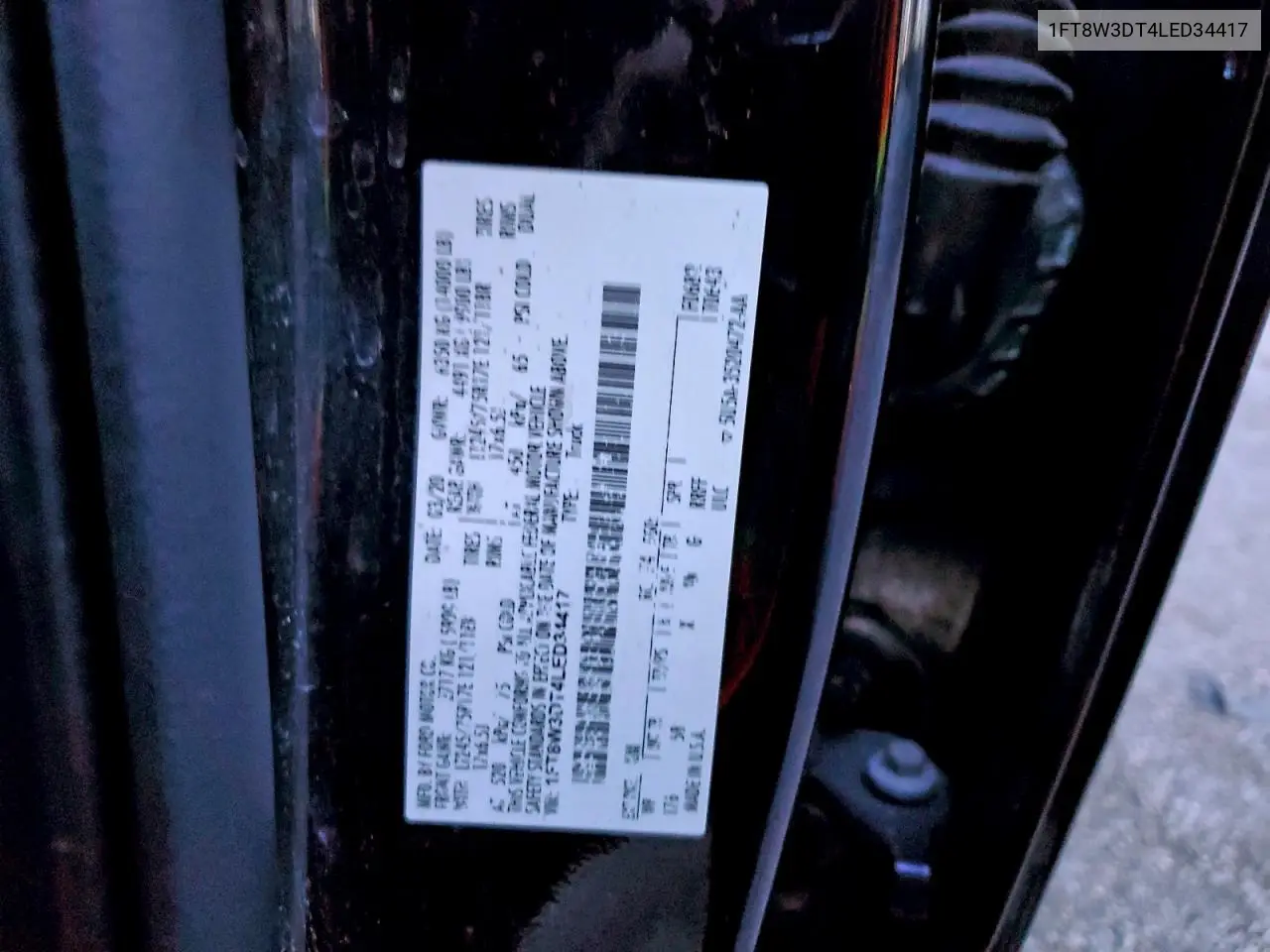 1FT8W3DT4LED34417 2020 Ford F350 Super Duty