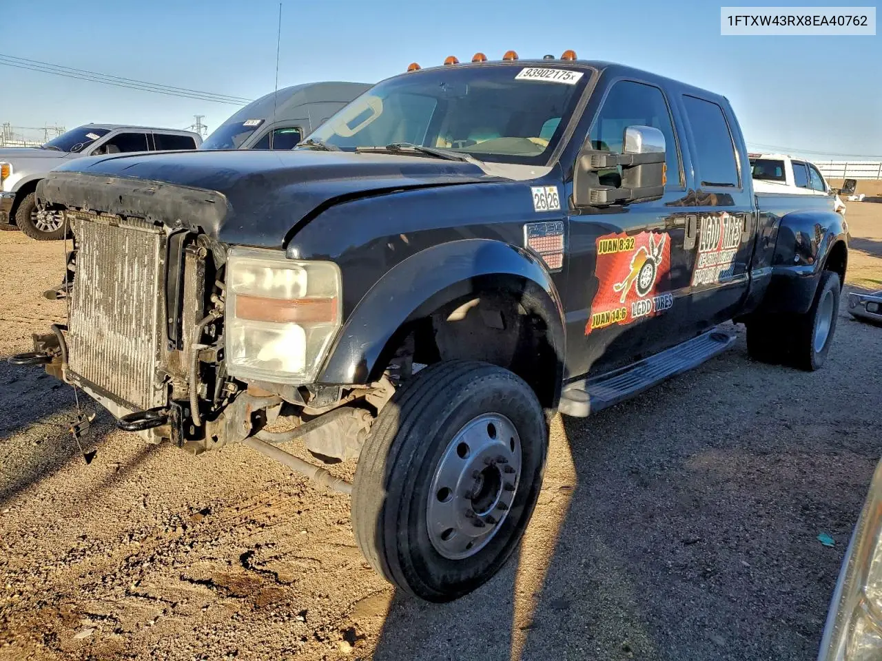 1FTXW43RX8EA40762 2008 Ford F450 Super Duty