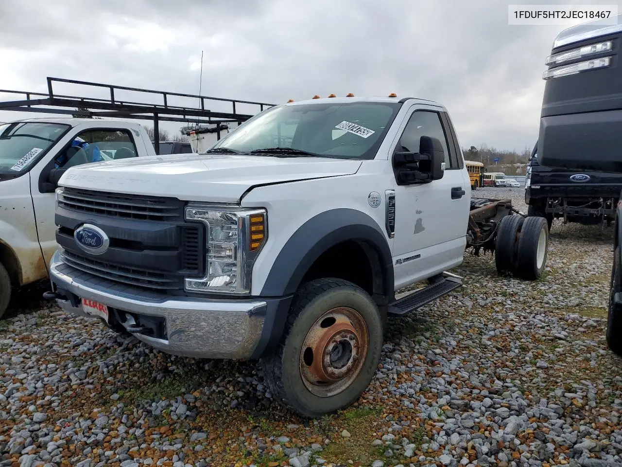 2018 Ford F550 Super Duty VIN: 1FDUF5HT2JEC18467 Lot: 80374755