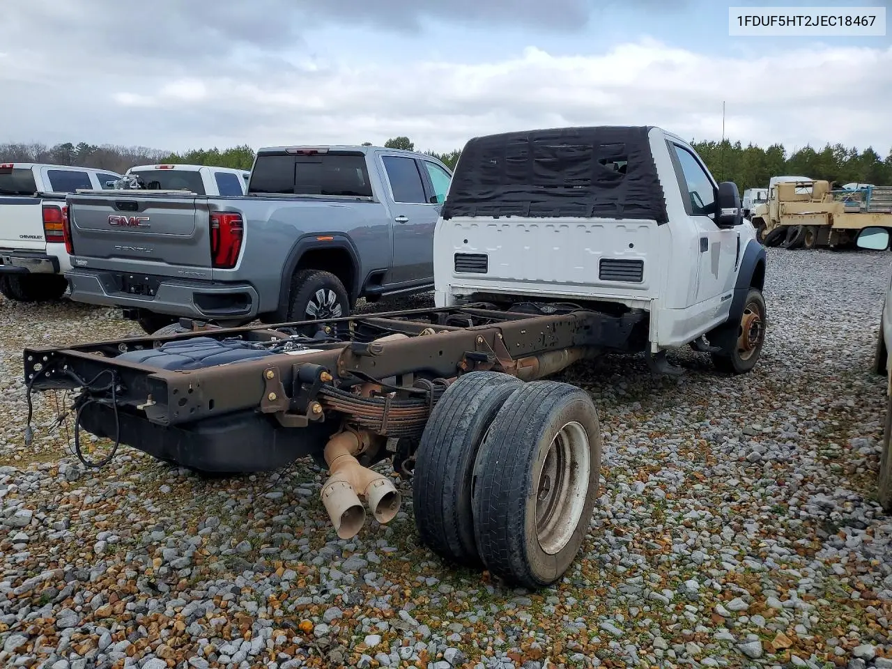 2018 Ford F550 Super Duty VIN: 1FDUF5HT2JEC18467 Lot: 80374755