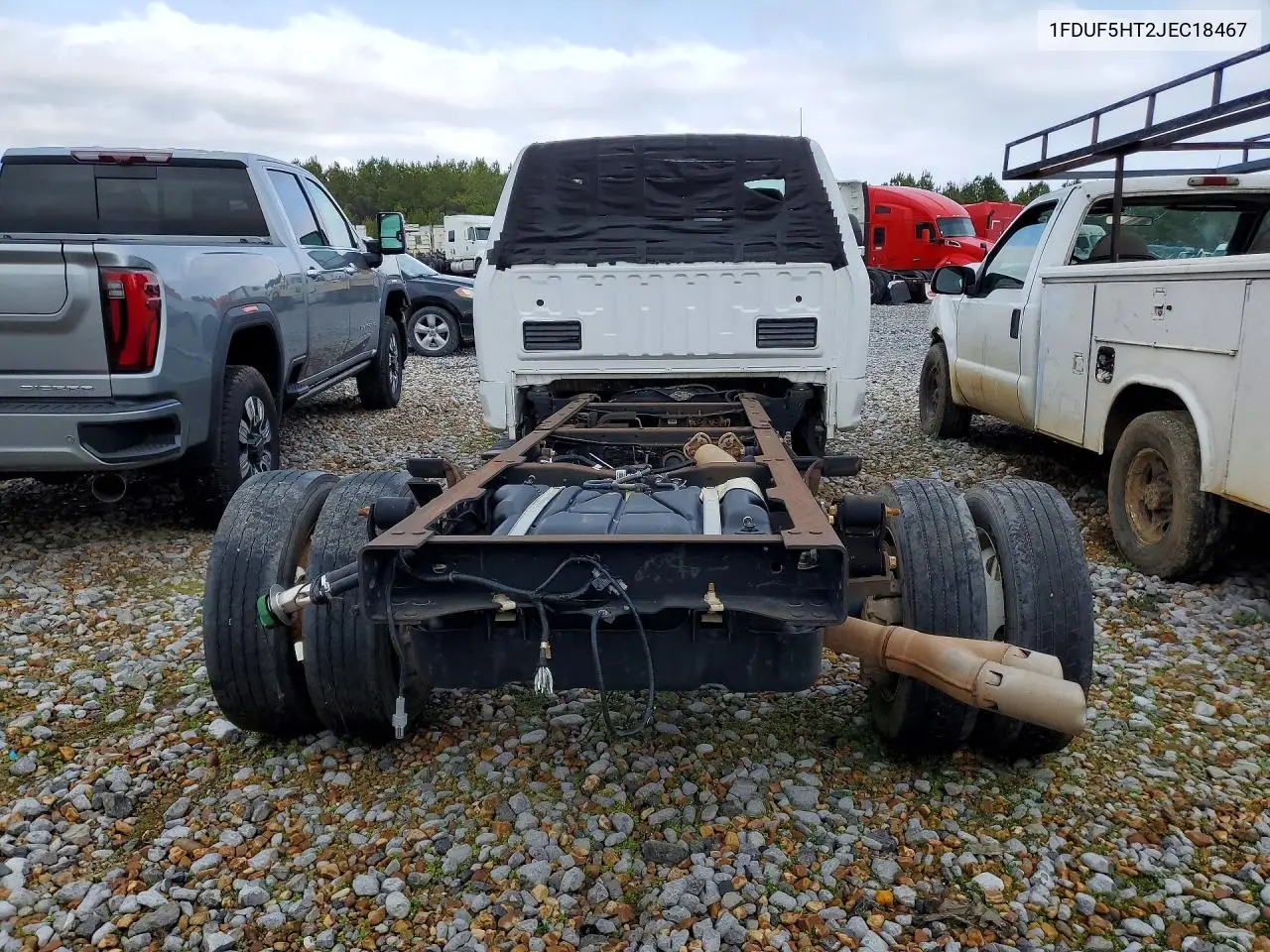 2018 Ford F550 Super Duty VIN: 1FDUF5HT2JEC18467 Lot: 80374755