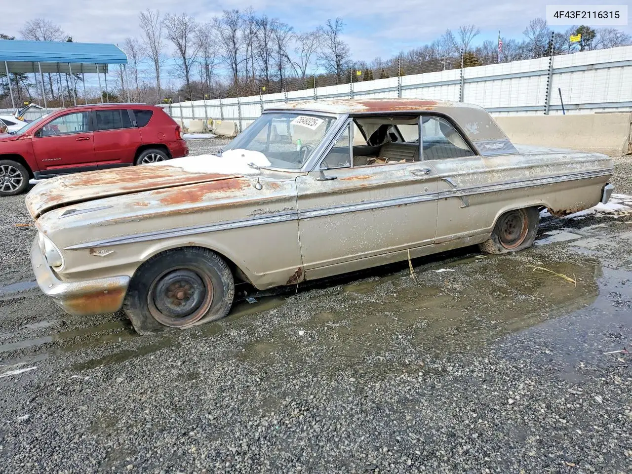 1964 Ford Fairlane VIN: 4F43F2116315 Lot: 75549325