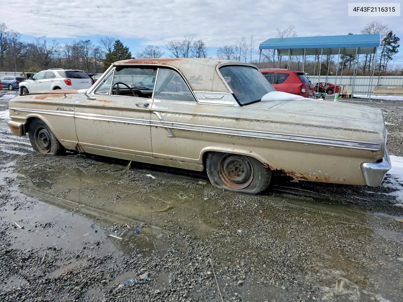 1964 Ford Fairlane VIN: 4F43F2116315 Lot: 75549325