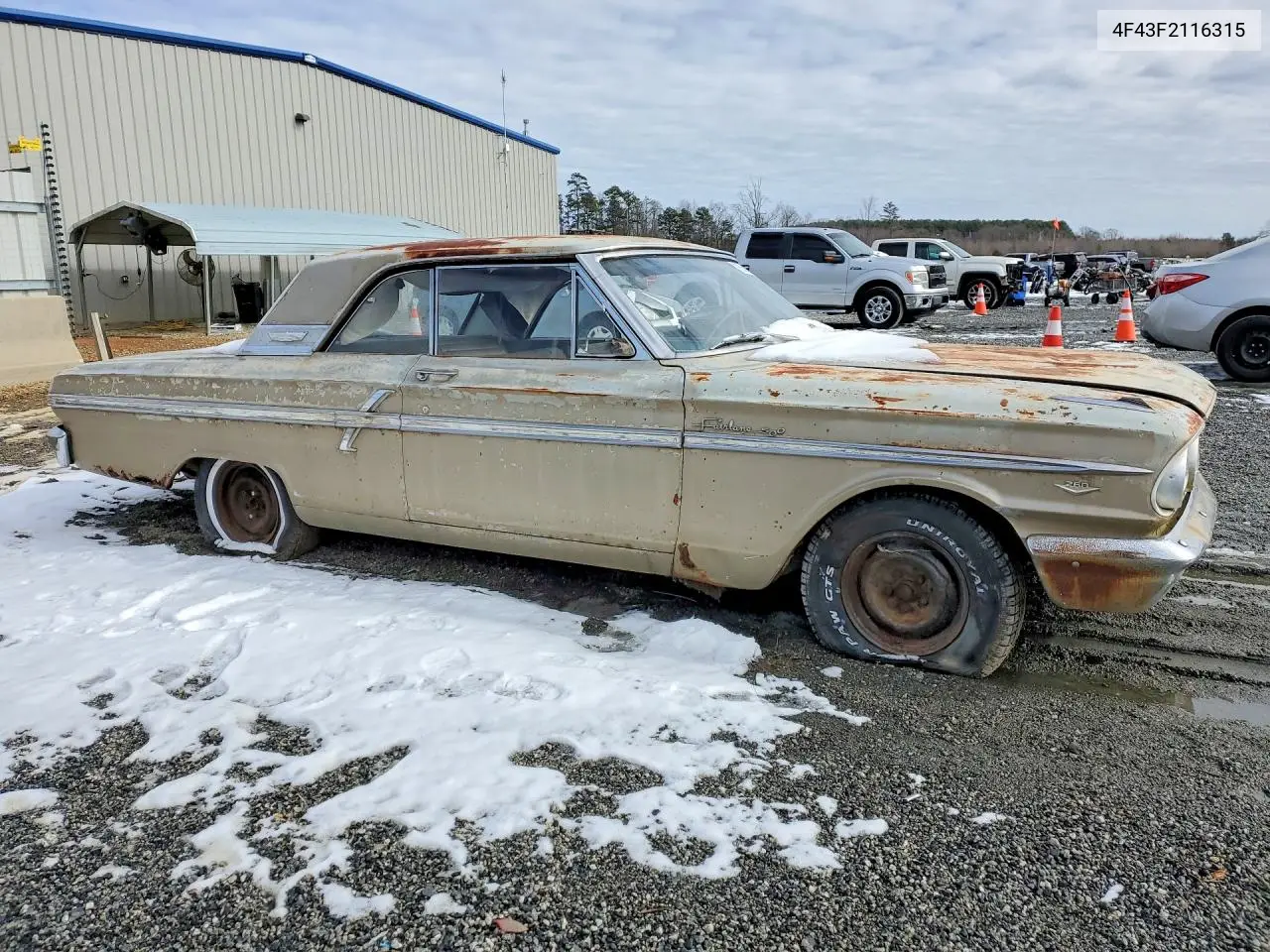 1964 Ford Fairlane VIN: 4F43F2116315 Lot: 75549325