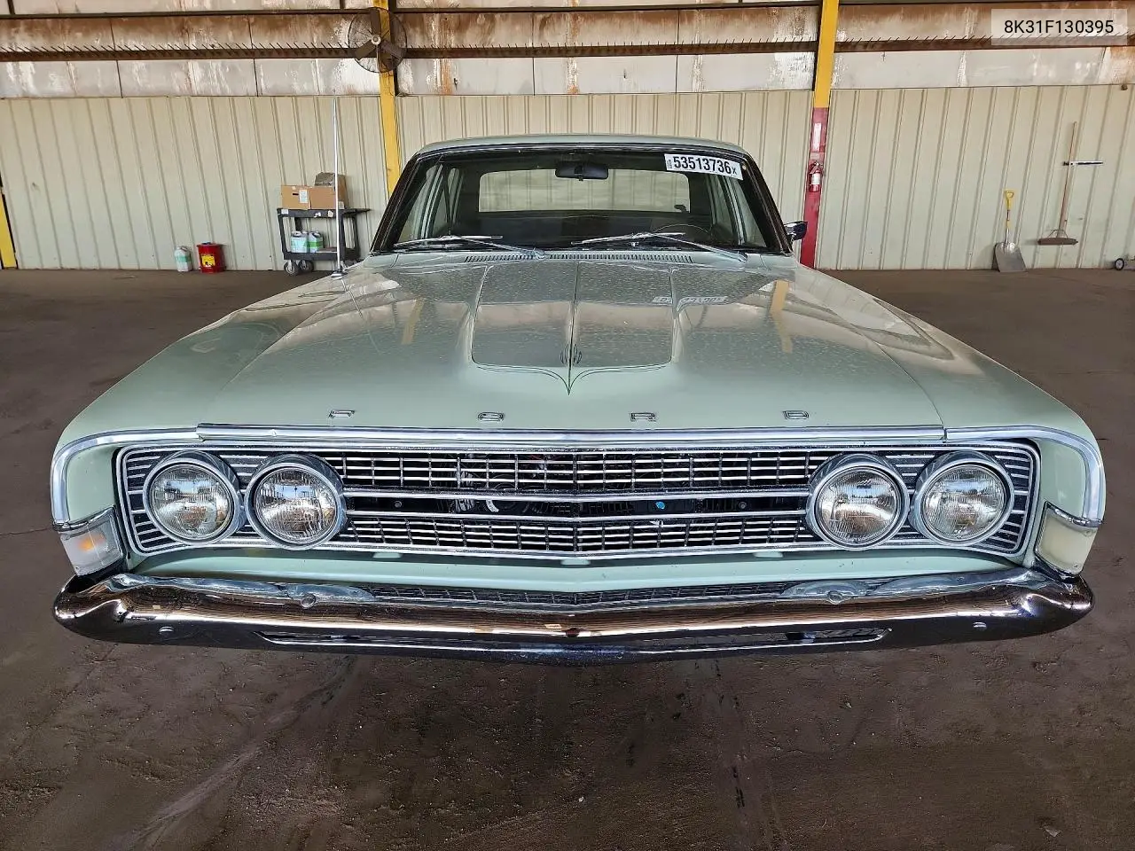 1968 Ford Fairlane VIN: 8K31F130395 Lot: 53513736