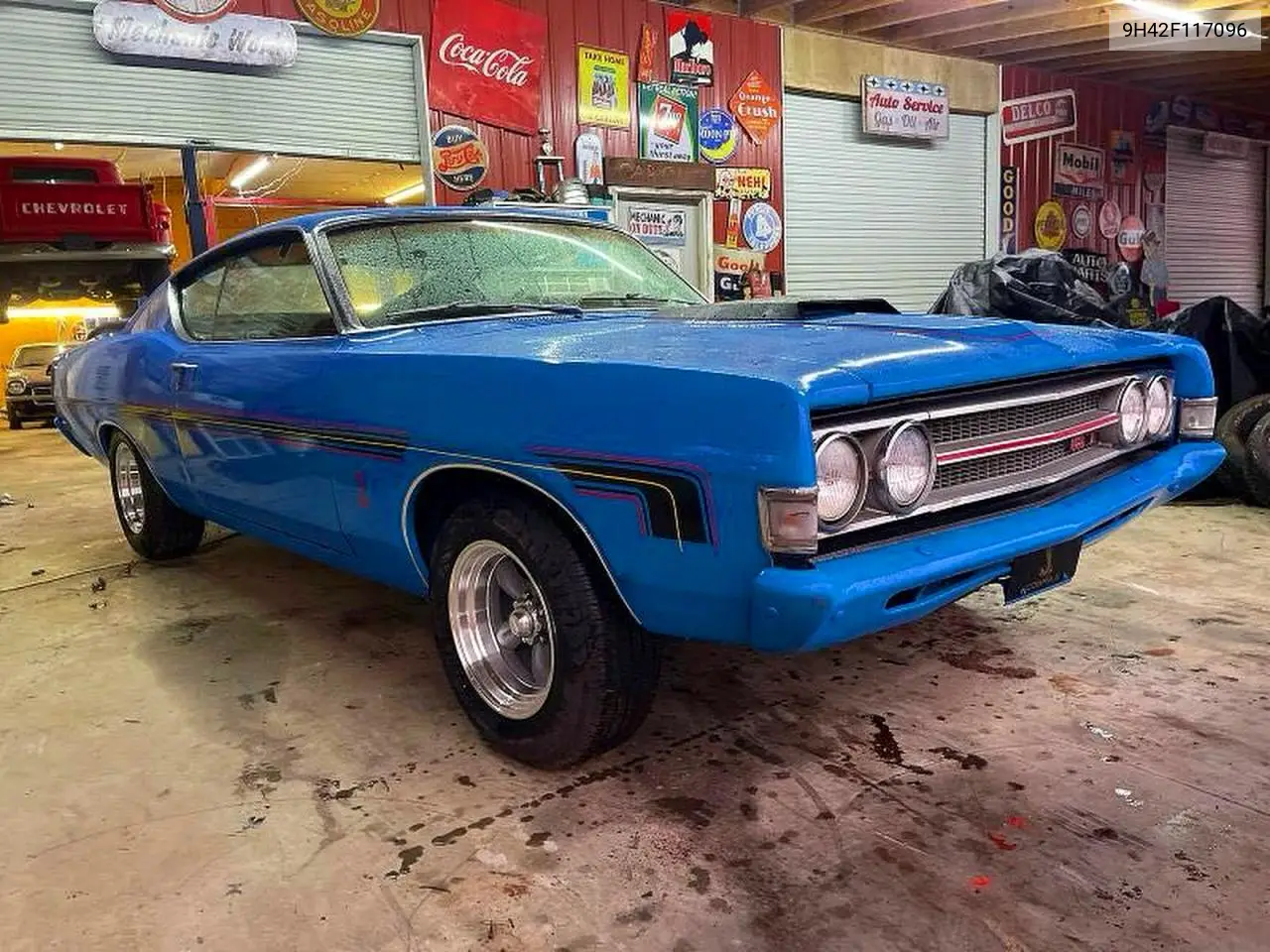1969 Ford Torino Gt VIN: 9H42F117096 Lot: 41646566