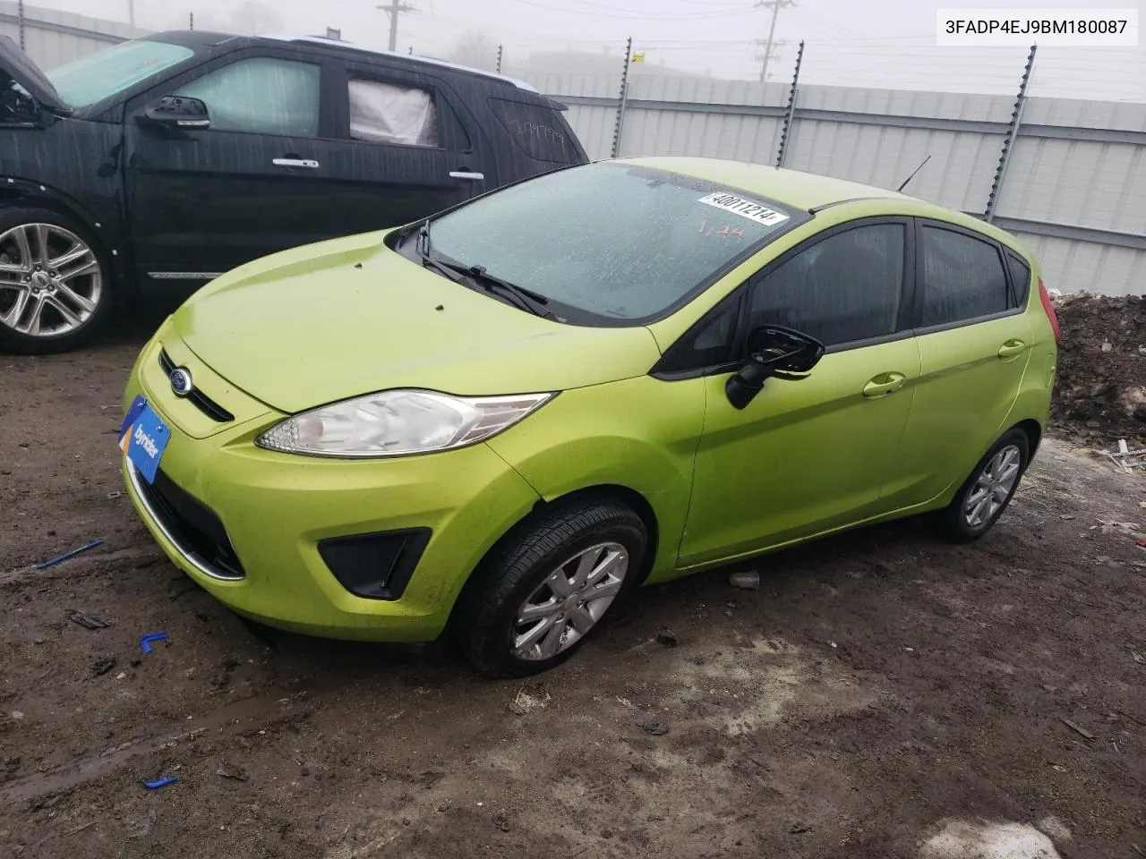 2011 Ford Fiesta Se VIN: 3FADP4EJ9BM180087 Lot: 40011214