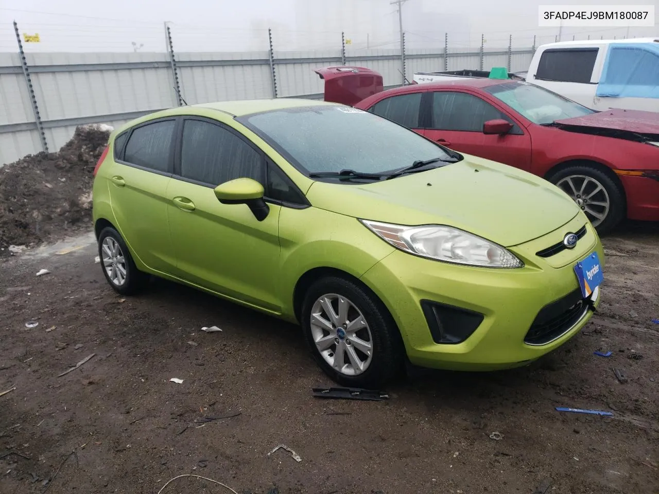 2011 Ford Fiesta Se VIN: 3FADP4EJ9BM180087 Lot: 40011214