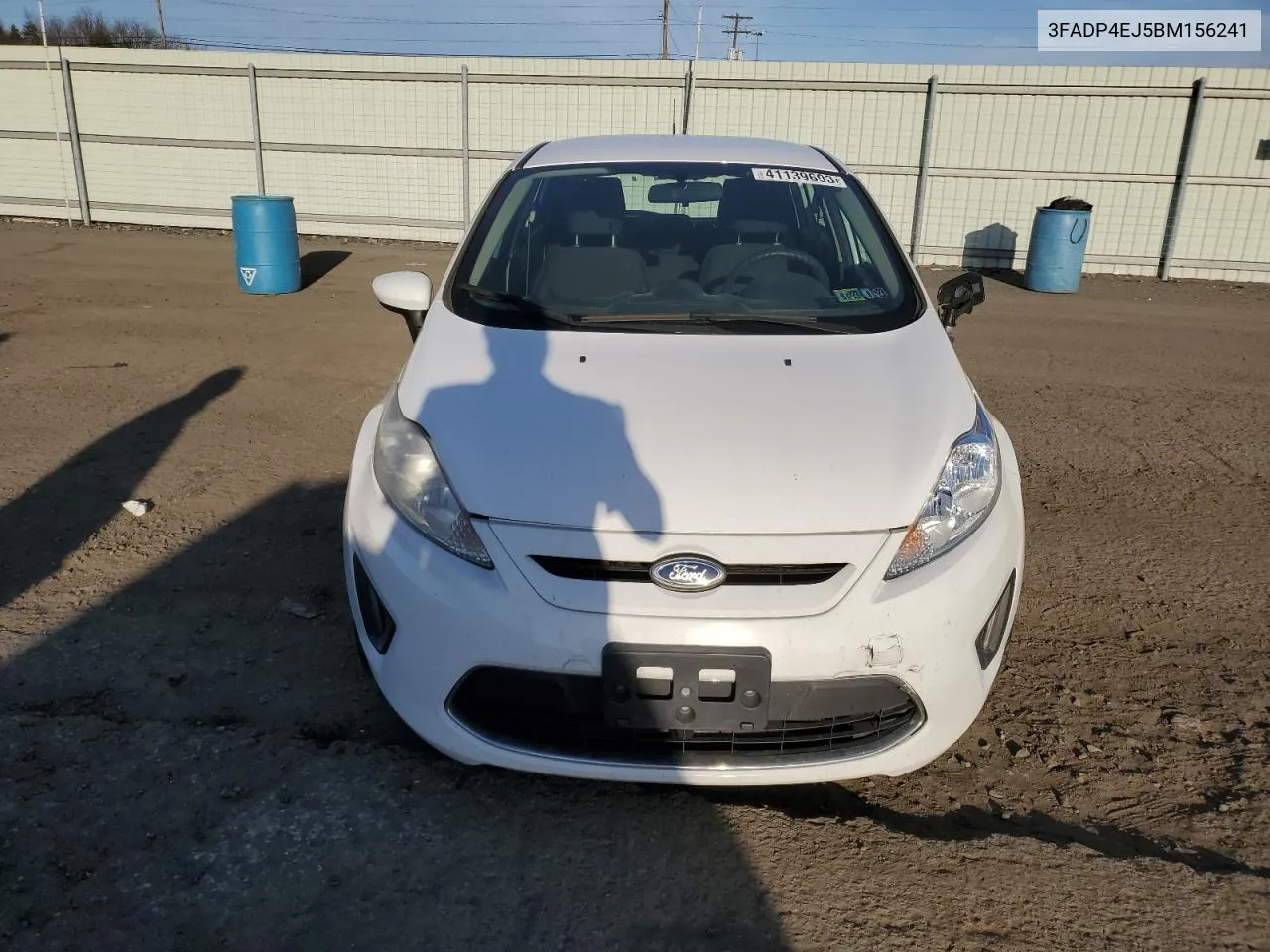 2011 Ford Fiesta Se VIN: 3FADP4EJ5BM156241 Lot: 41139693