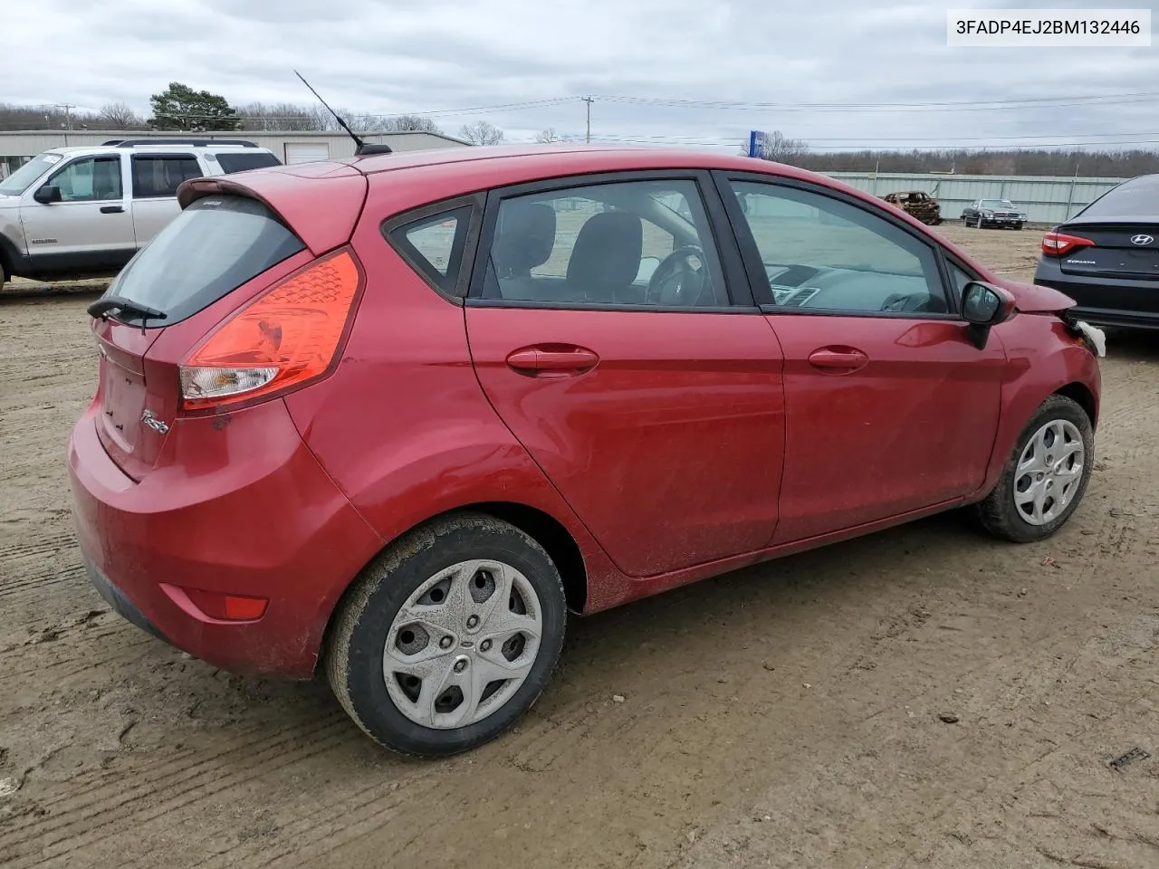 2011 Ford Fiesta Se VIN: 3FADP4EJ2BM132446 Lot: 42621494