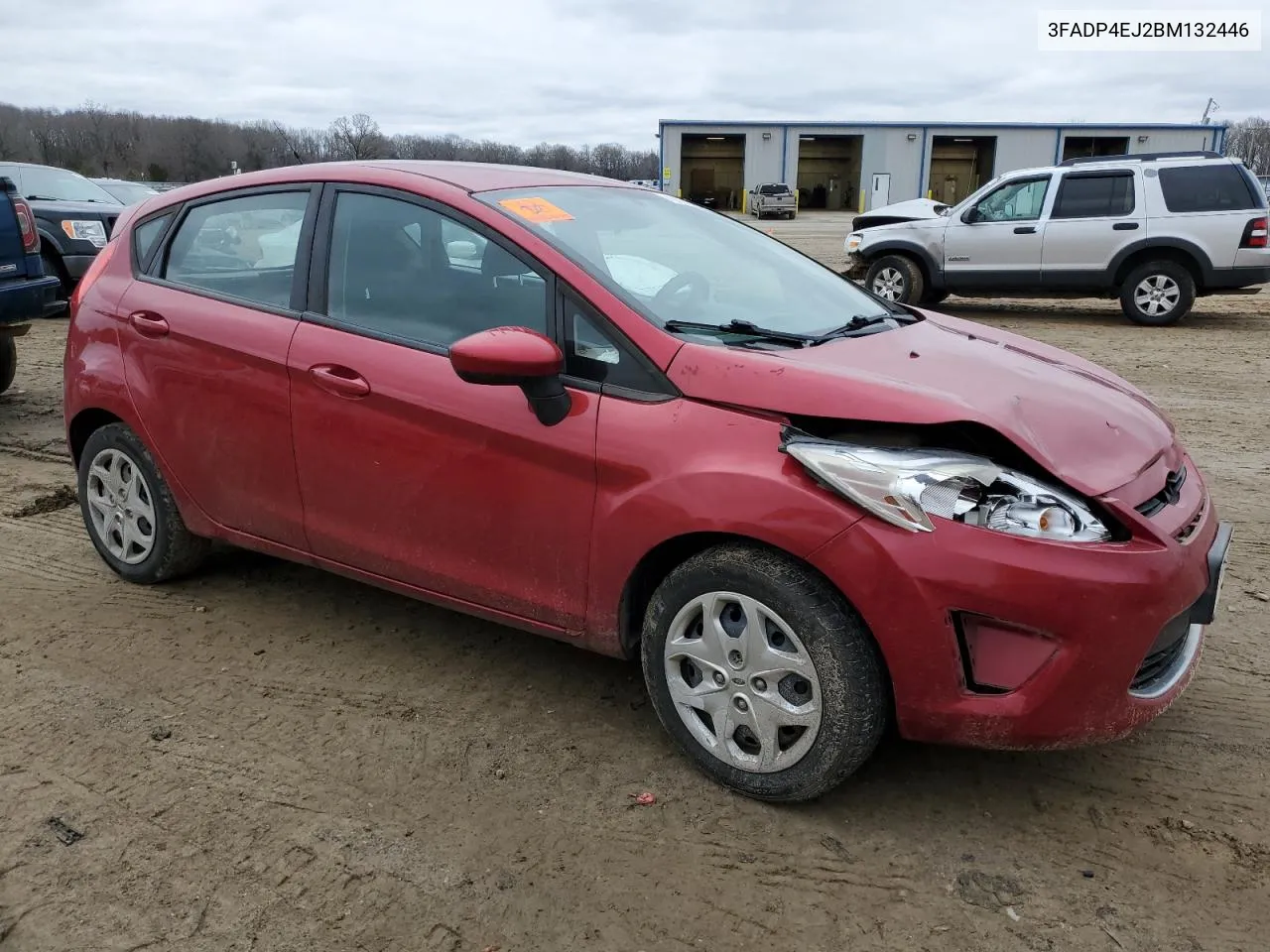 2011 Ford Fiesta Se VIN: 3FADP4EJ2BM132446 Lot: 42621494