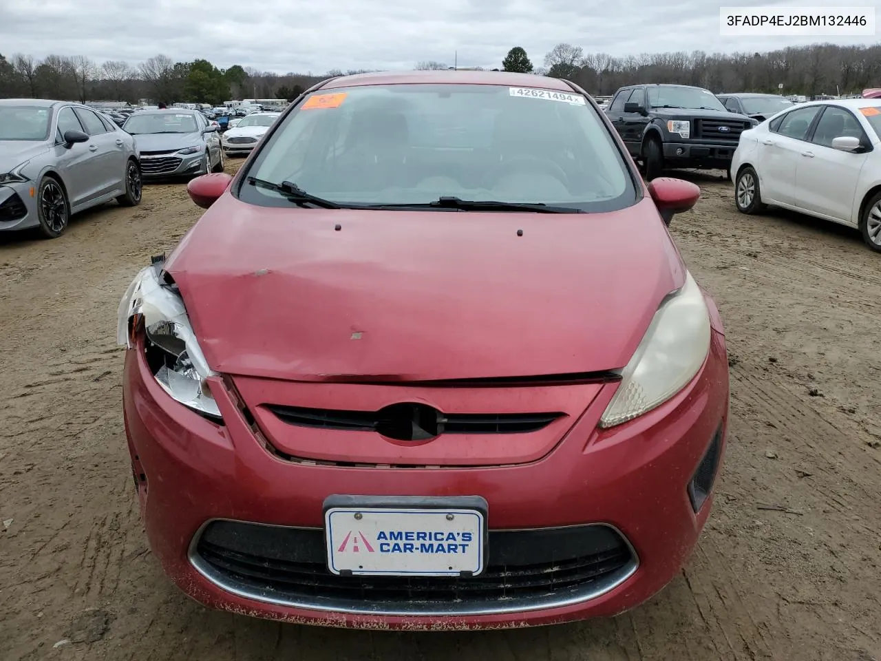 2011 Ford Fiesta Se VIN: 3FADP4EJ2BM132446 Lot: 42621494