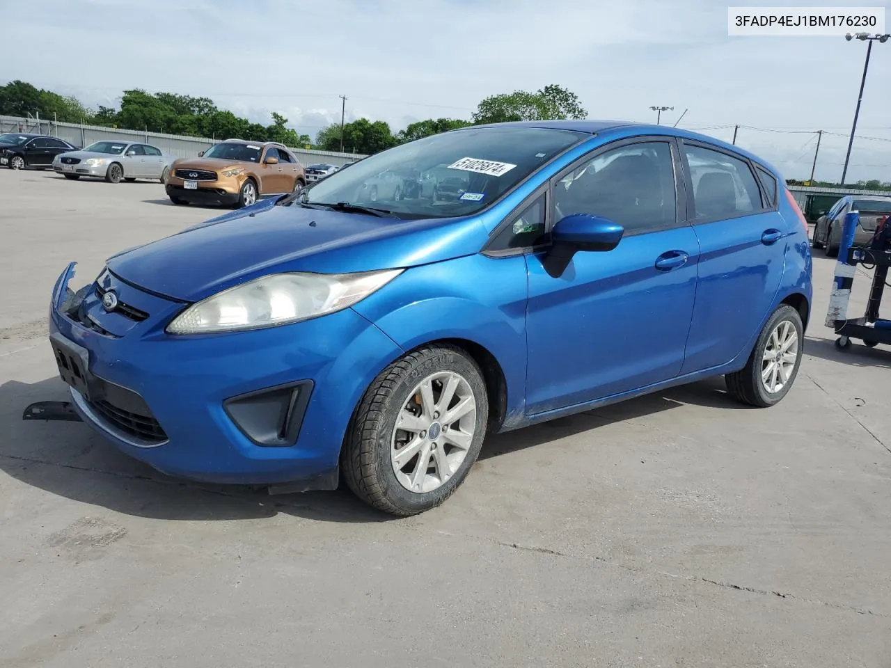 2011 Ford Fiesta Se VIN: 3FADP4EJ1BM176230 Lot: 51025874