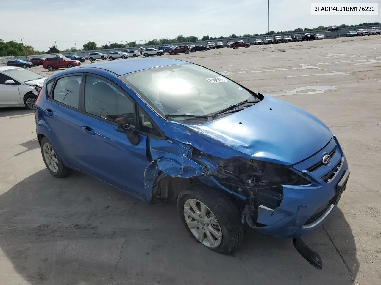 2011 Ford Fiesta Se VIN: 3FADP4EJ1BM176230 Lot: 51025874