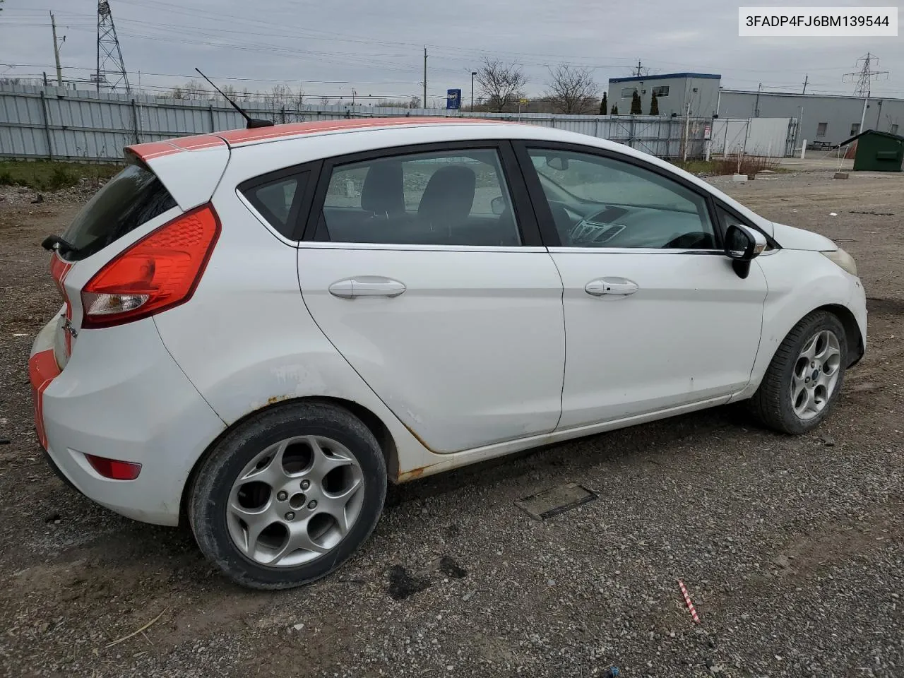 2011 Ford Fiesta Ses VIN: 3FADP4FJ6BM139544 Lot: 51094234