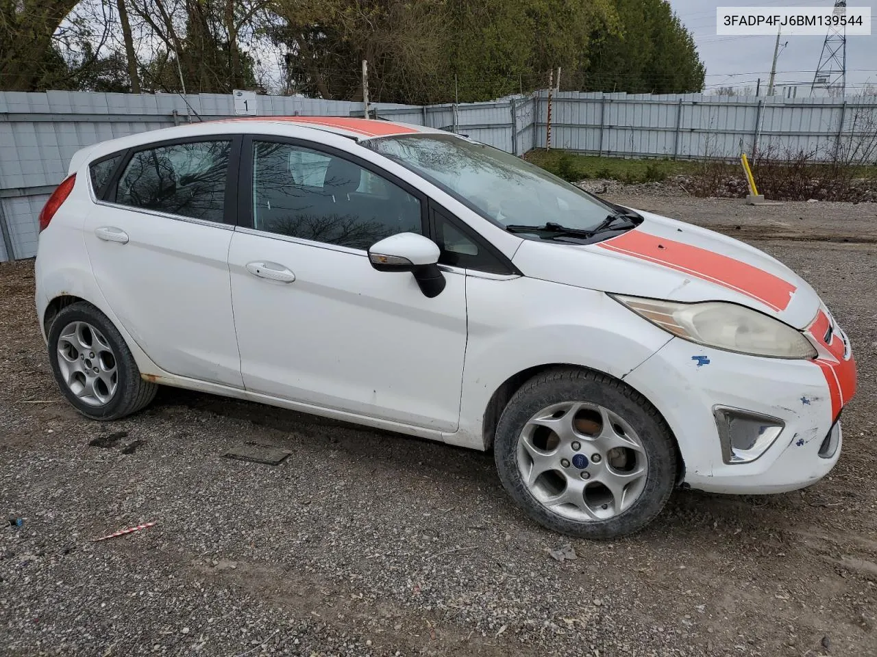 2011 Ford Fiesta Ses VIN: 3FADP4FJ6BM139544 Lot: 51094234