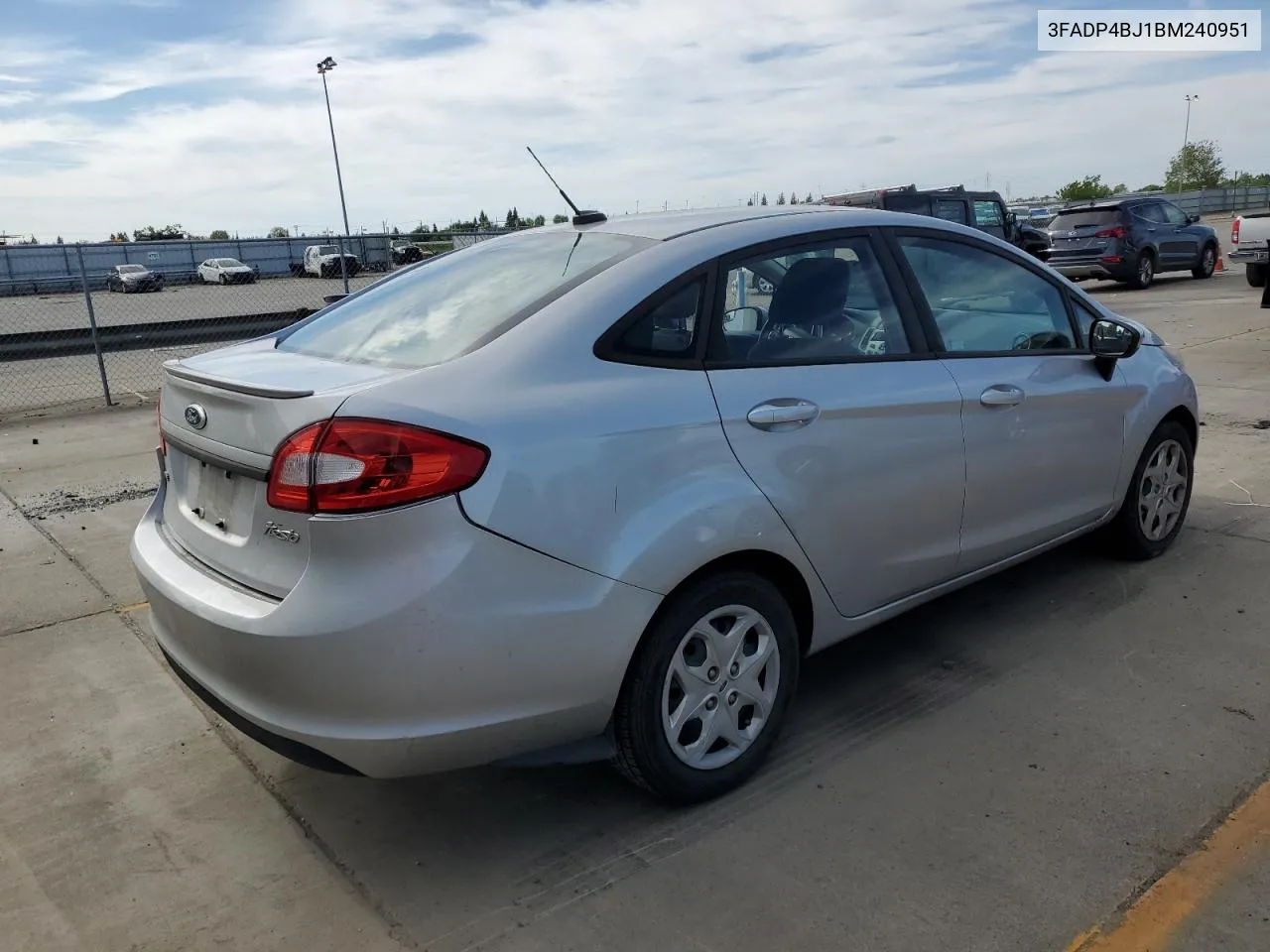 2011 Ford Fiesta Se VIN: 3FADP4BJ1BM240951 Lot: 51753564