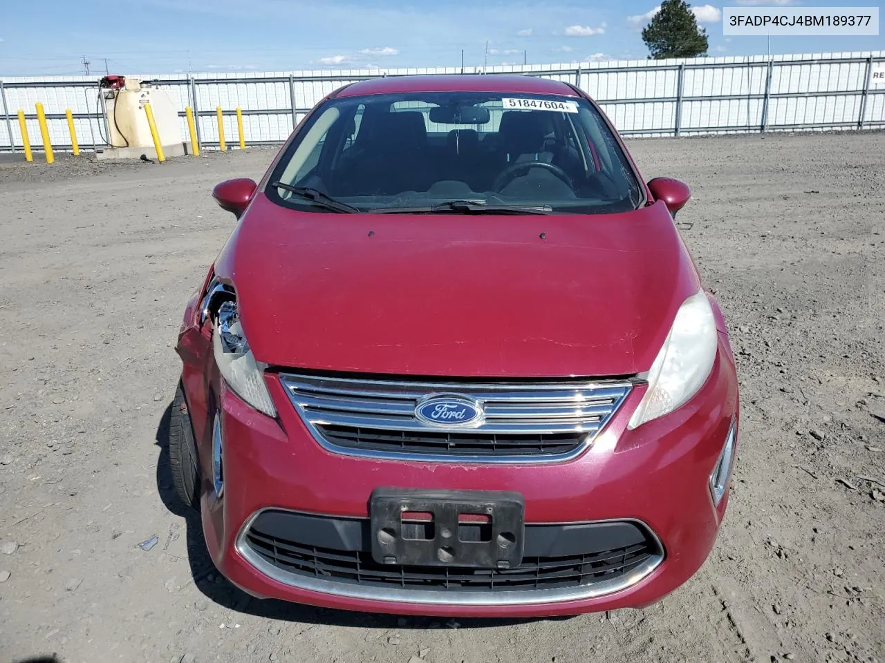 2011 Ford Fiesta Sel VIN: 3FADP4CJ4BM189377 Lot: 51847604