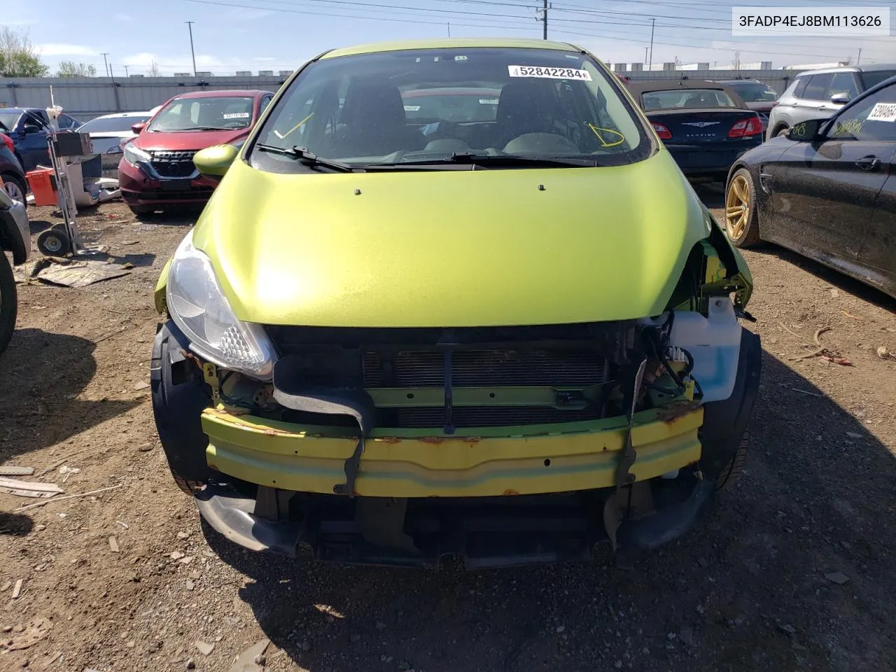 2011 Ford Fiesta Se VIN: 3FADP4EJ8BM113626 Lot: 52842284