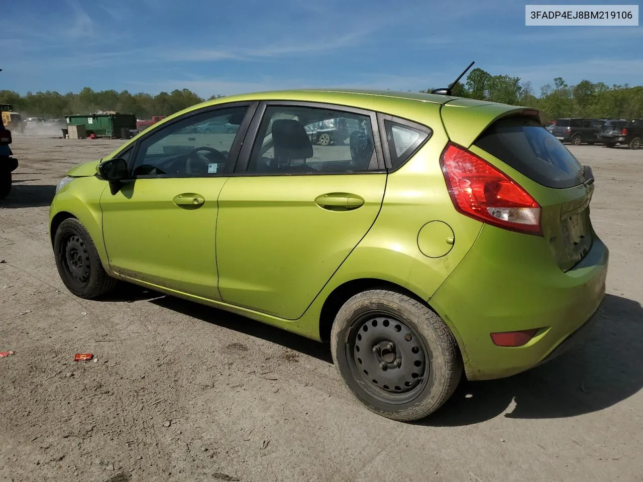 2011 Ford Fiesta Se VIN: 3FADP4EJ8BM219106 Lot: 53368334