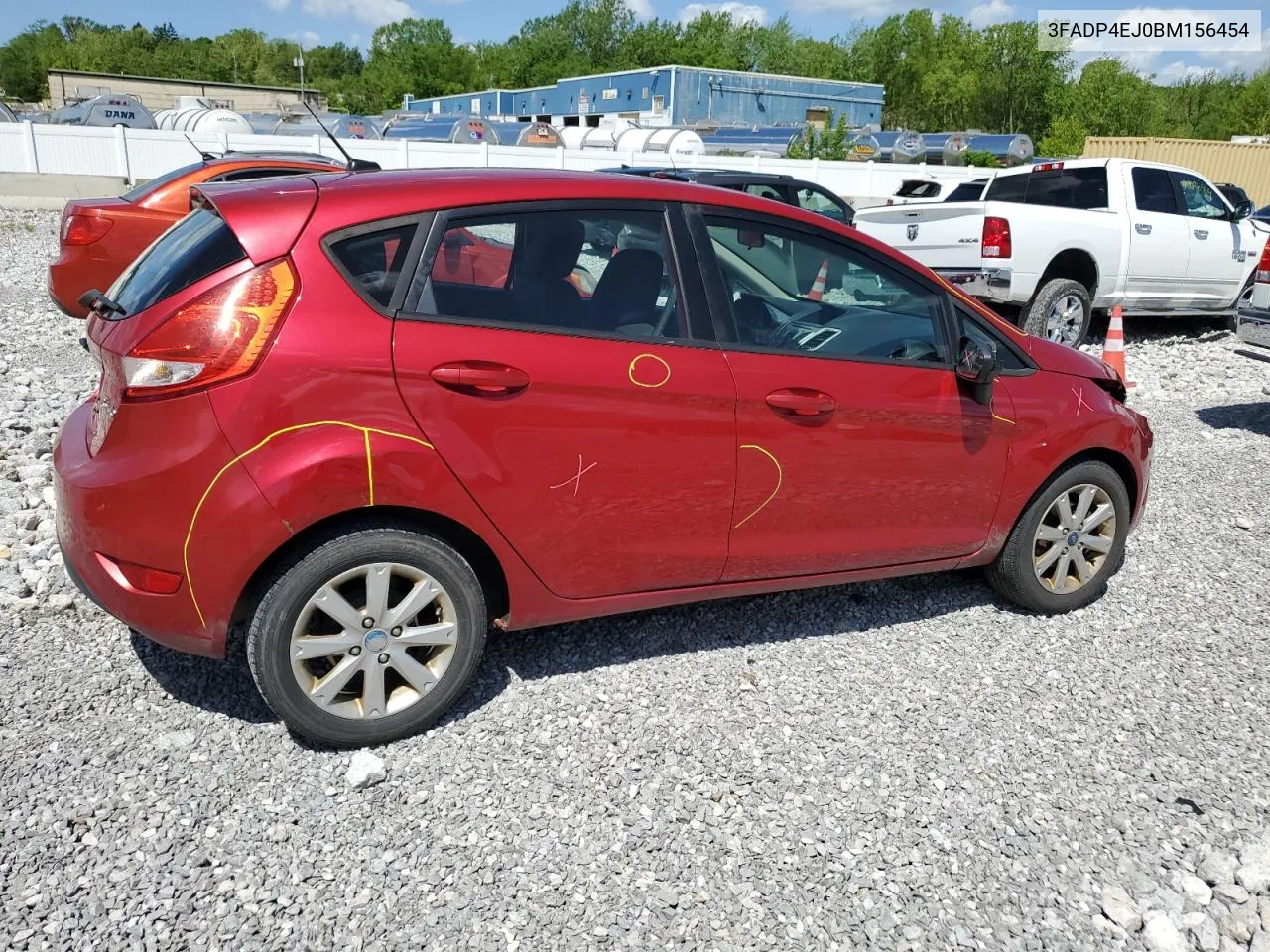 2011 Ford Fiesta Se VIN: 3FADP4EJ0BM156454 Lot: 53402524