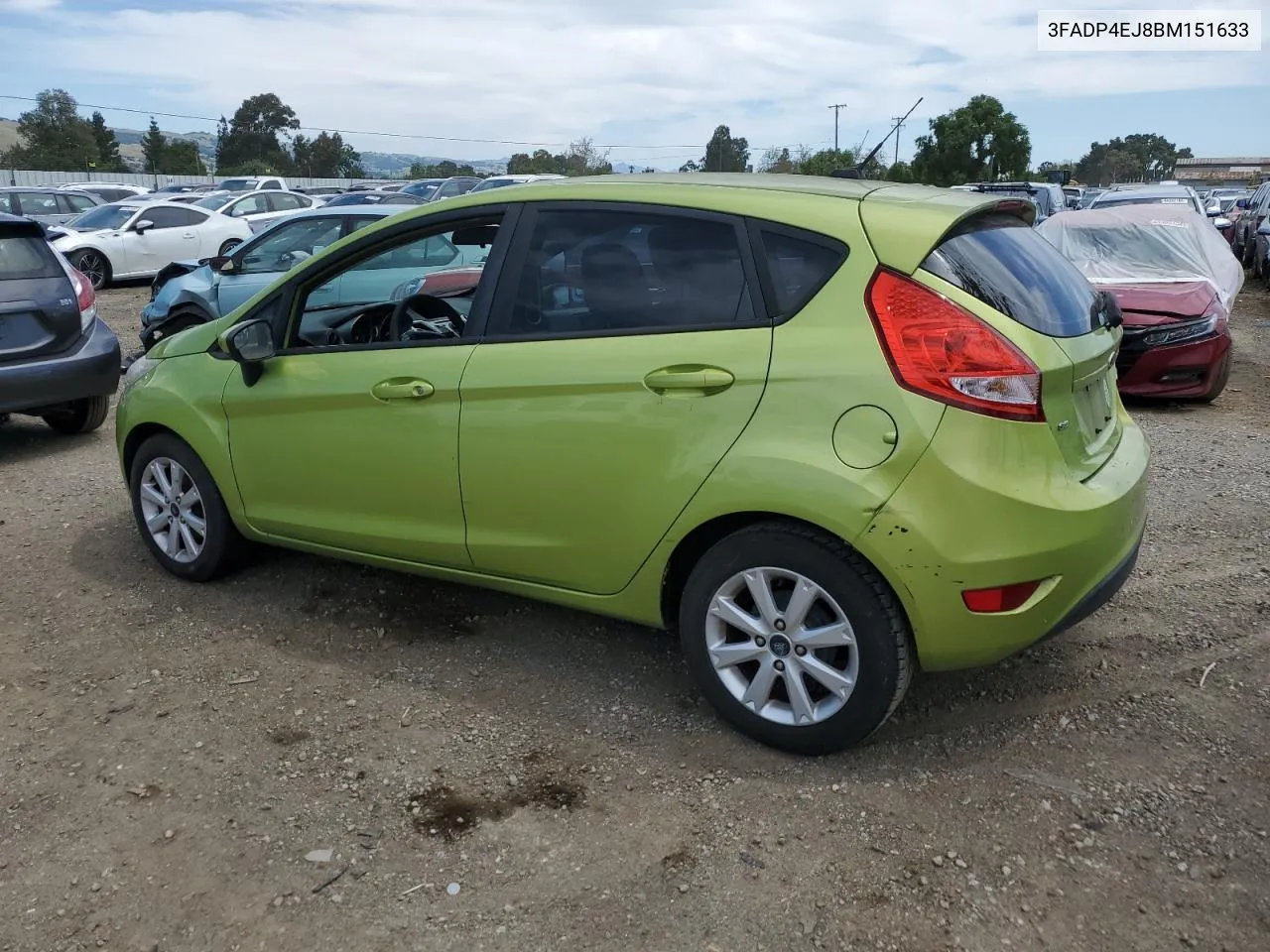 2011 Ford Fiesta Se VIN: 3FADP4EJ8BM151633 Lot: 53903634