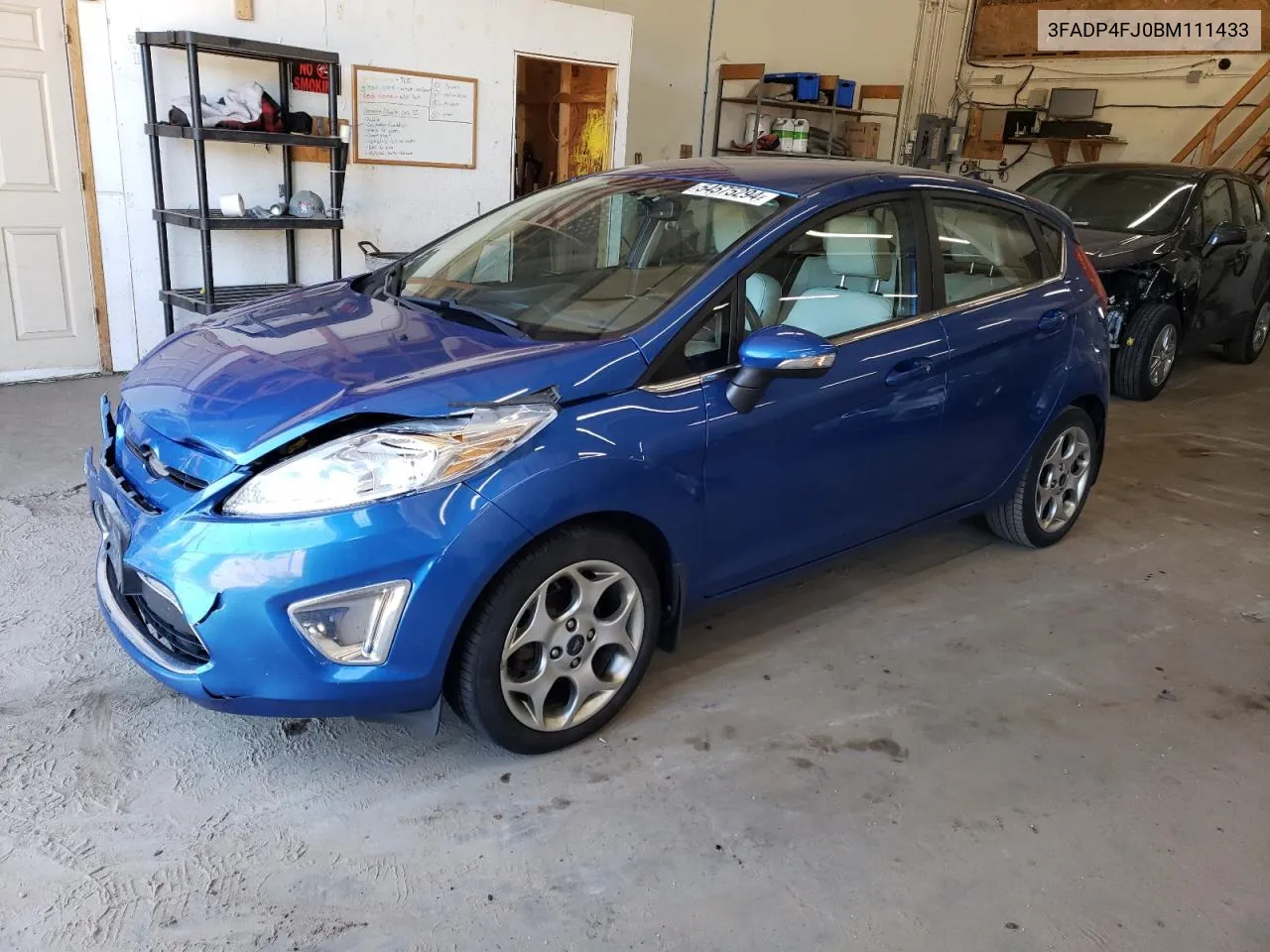 2011 Ford Fiesta Ses VIN: 3FADP4FJ0BM111433 Lot: 54575294