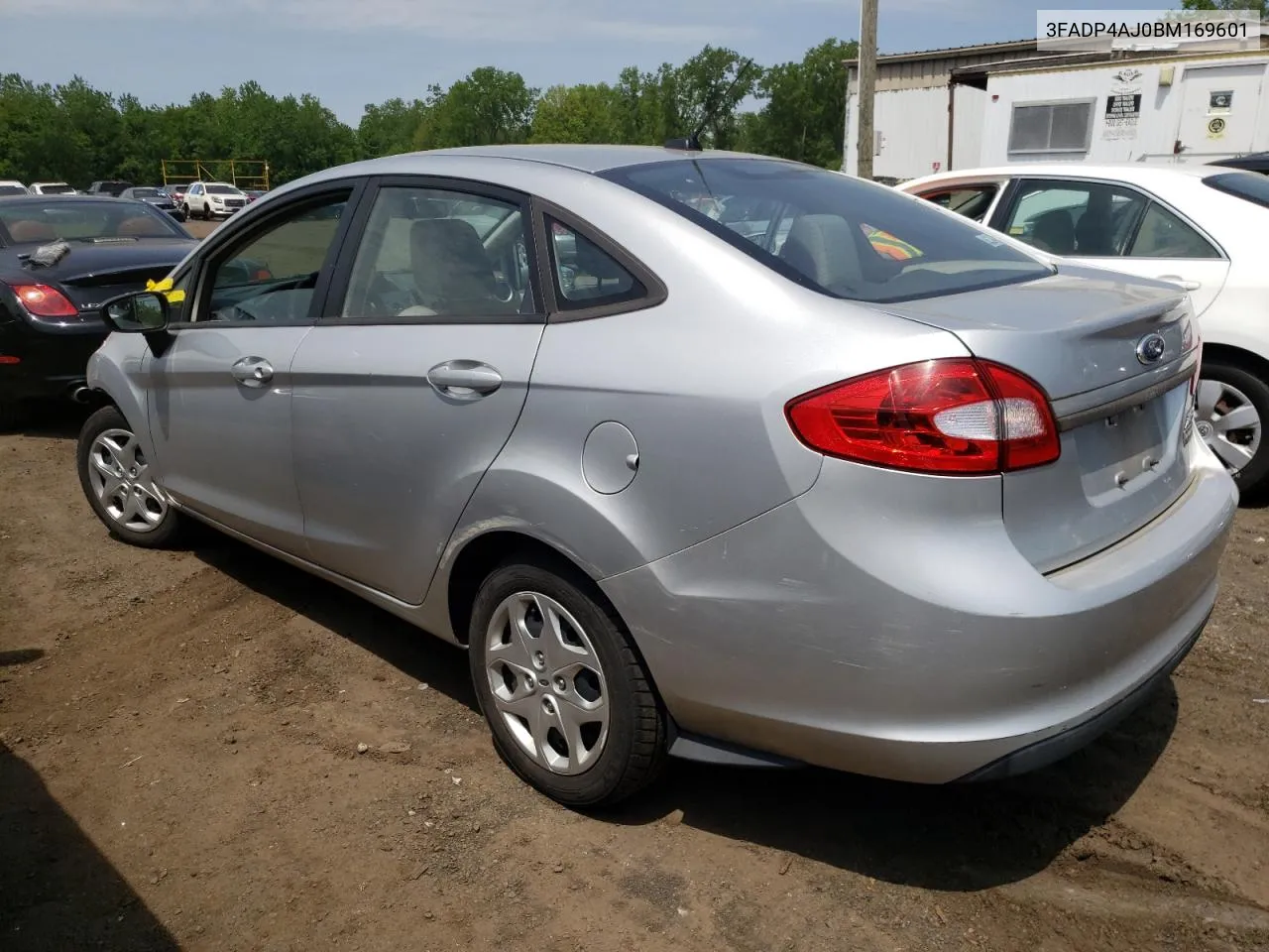 2011 Ford Fiesta S VIN: 3FADP4AJ0BM169601 Lot: 55046134