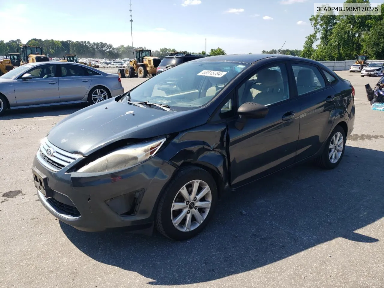 2011 Ford Fiesta Se VIN: 3FADP4BJ9BM170275 Lot: 56015784