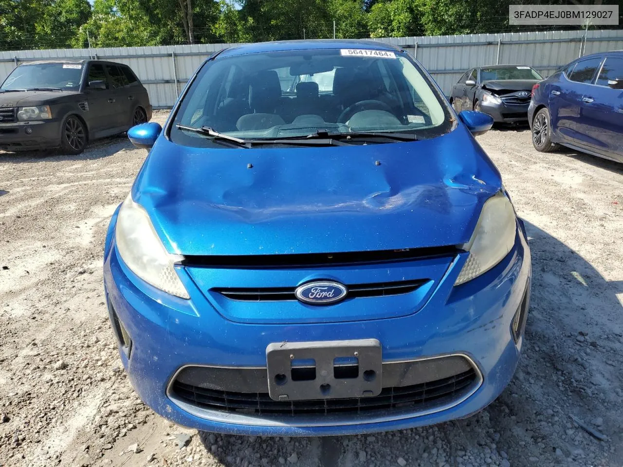 2011 Ford Fiesta Se VIN: 3FADP4EJ0BM129027 Lot: 56417464