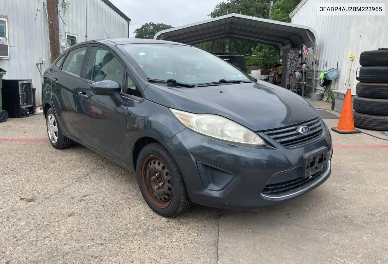 3FADP4AJ2BM223965 2011 Ford Fiesta S