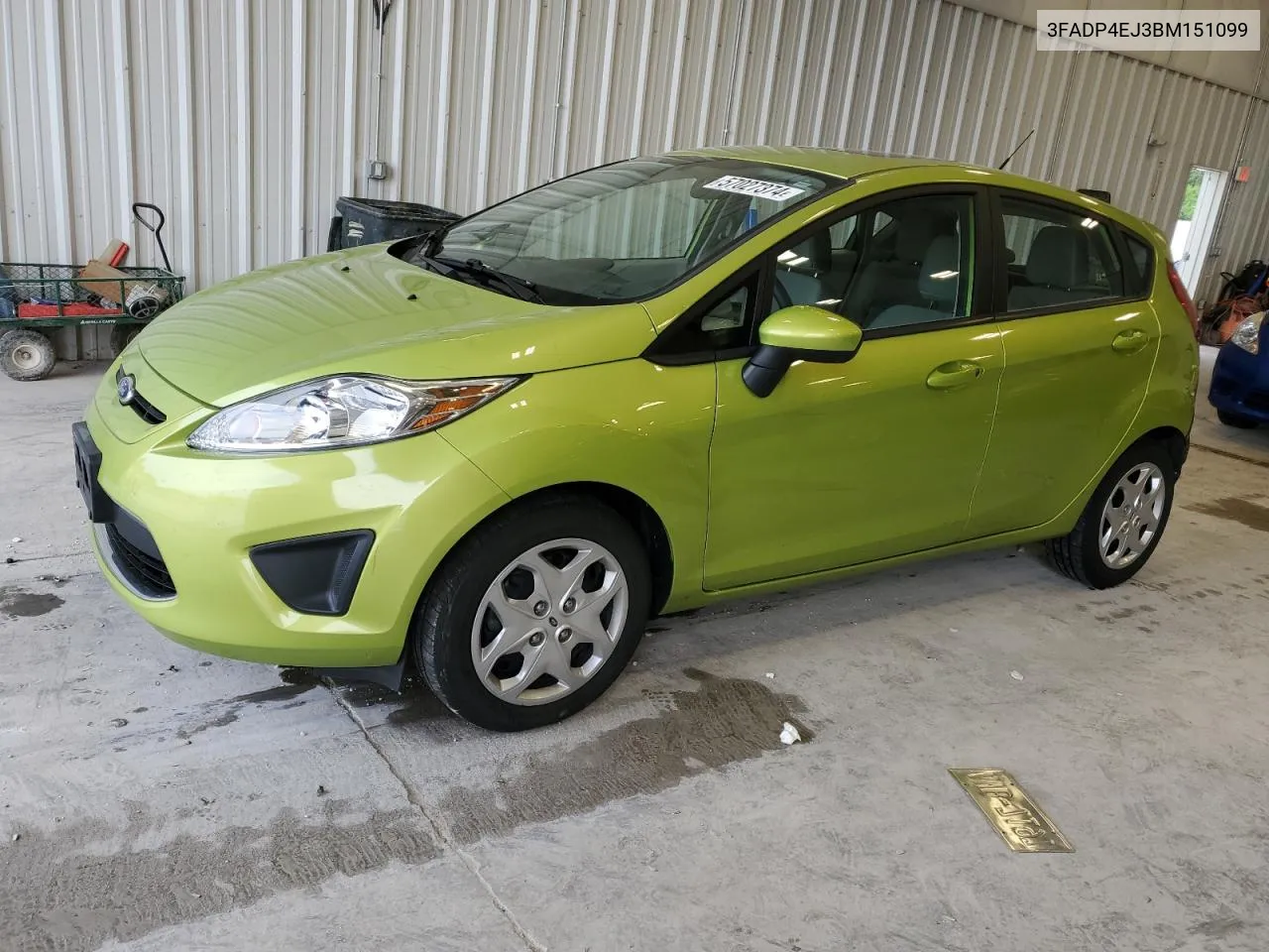 2011 Ford Fiesta Se VIN: 3FADP4EJ3BM151099 Lot: 57027374