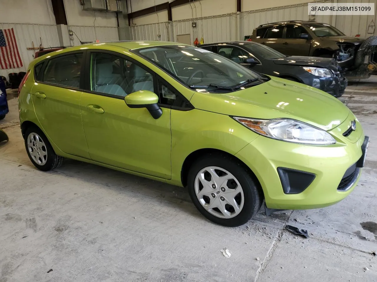 2011 Ford Fiesta Se VIN: 3FADP4EJ3BM151099 Lot: 57027374