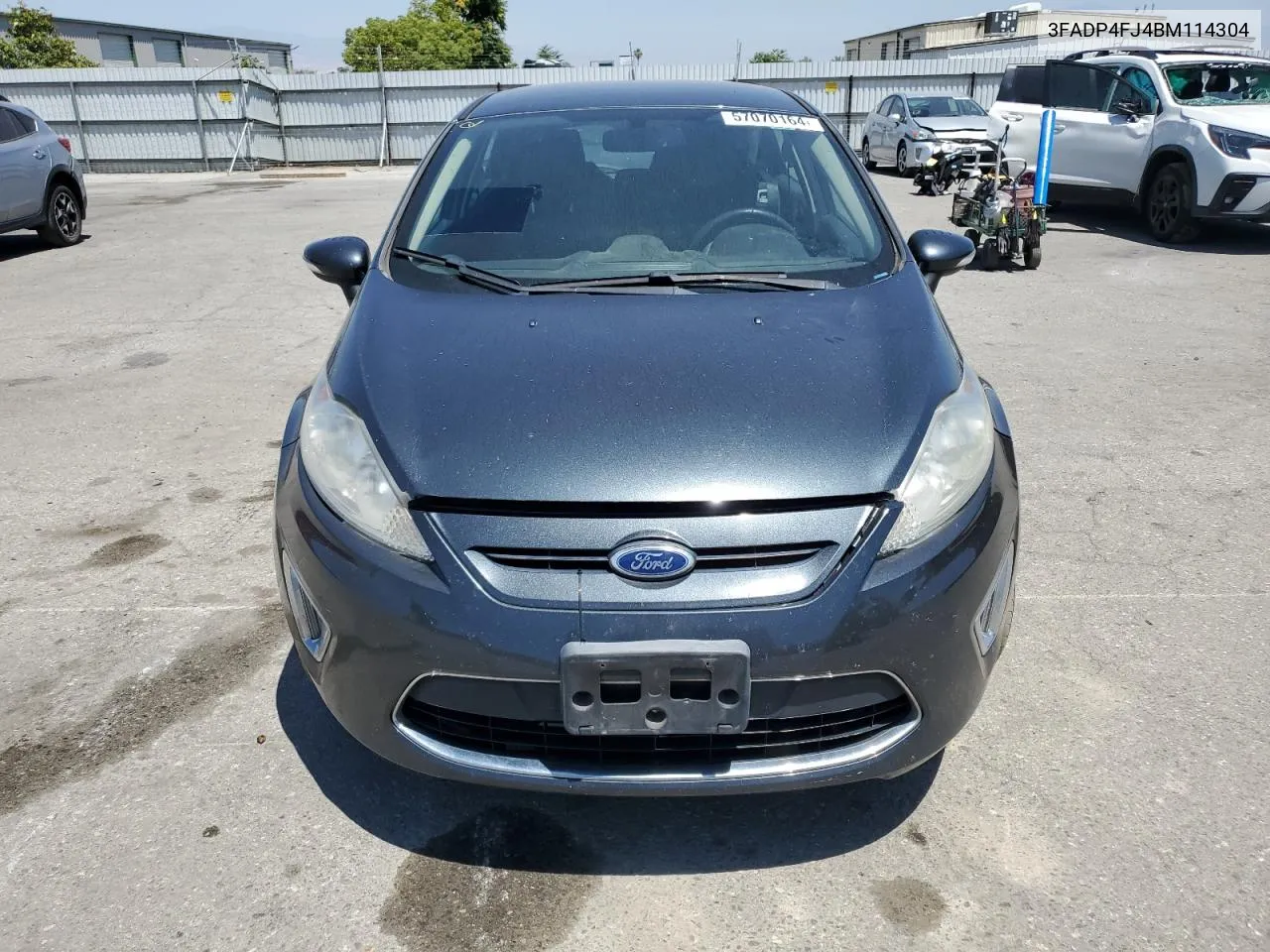 2011 Ford Fiesta Ses VIN: 3FADP4FJ4BM114304 Lot: 57070164