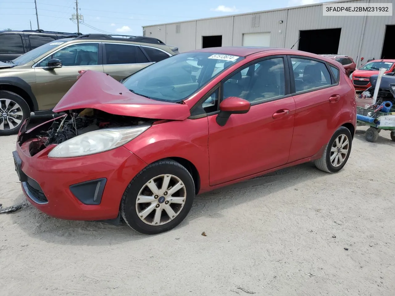 2011 Ford Fiesta Se VIN: 3FADP4EJ2BM231932 Lot: 57513674