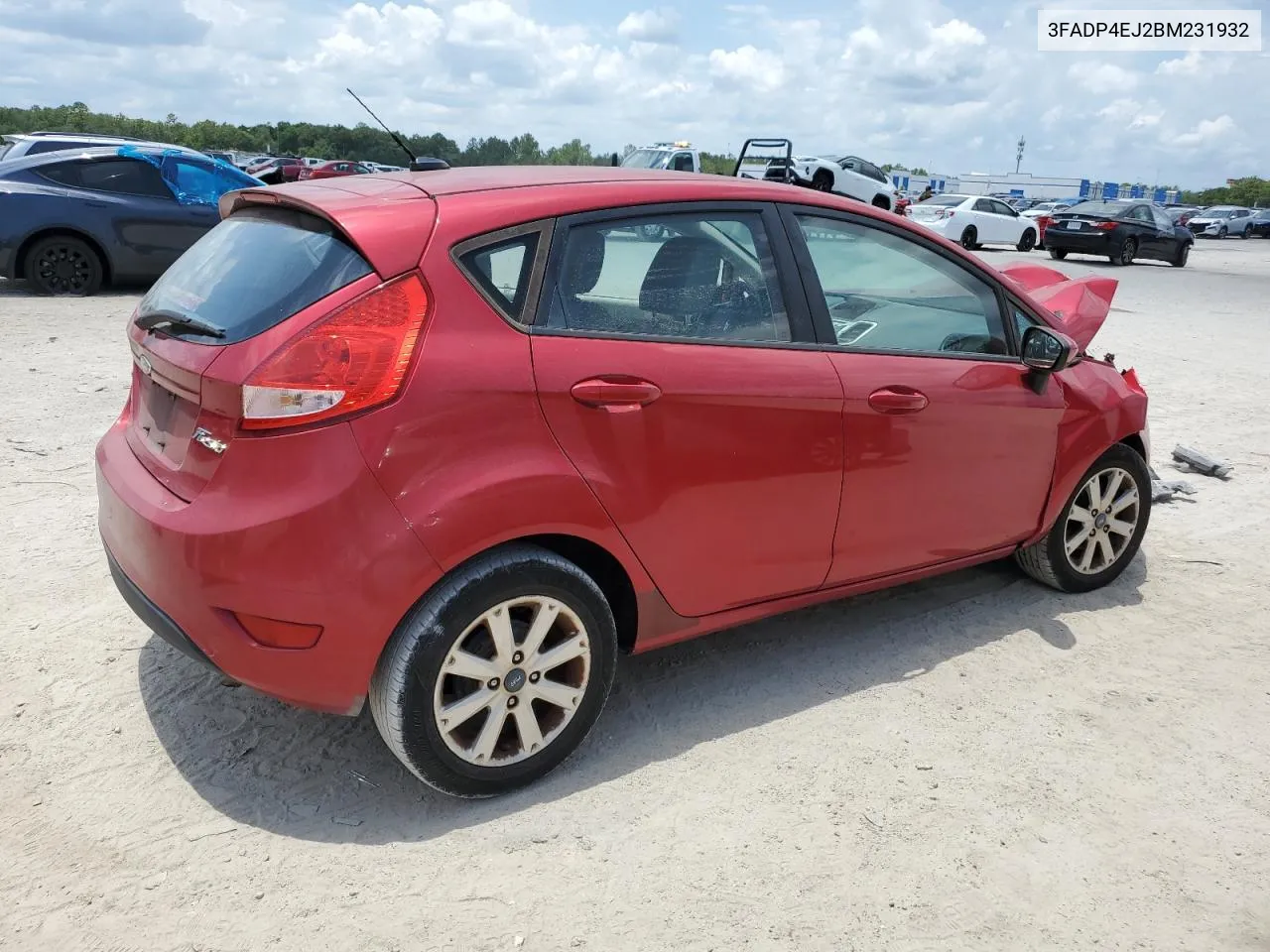 2011 Ford Fiesta Se VIN: 3FADP4EJ2BM231932 Lot: 57513674