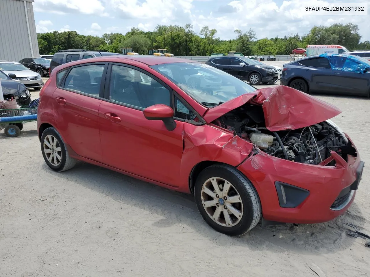 2011 Ford Fiesta Se VIN: 3FADP4EJ2BM231932 Lot: 57513674