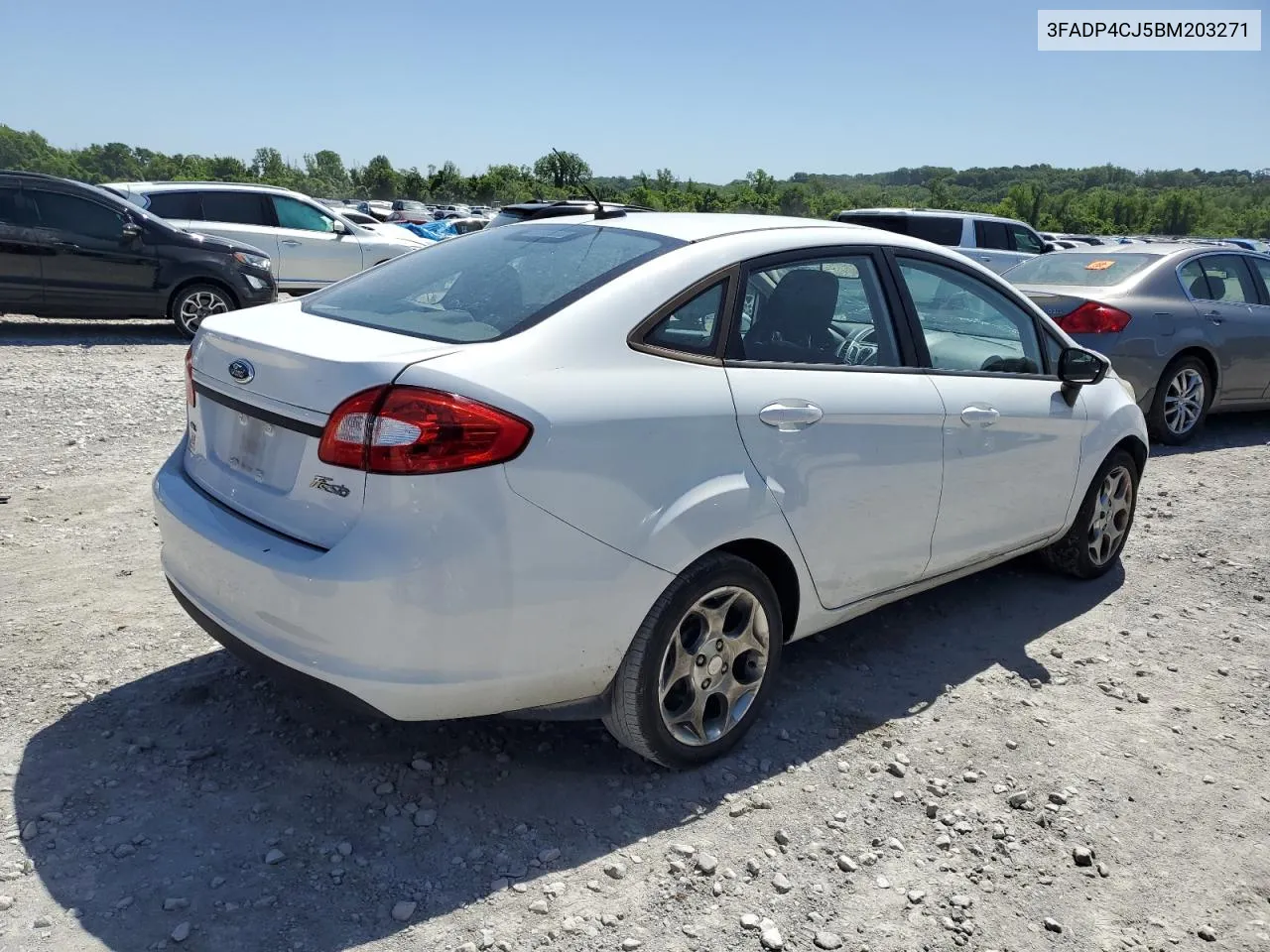 2011 Ford Fiesta Sel VIN: 3FADP4CJ5BM203271 Lot: 58151534