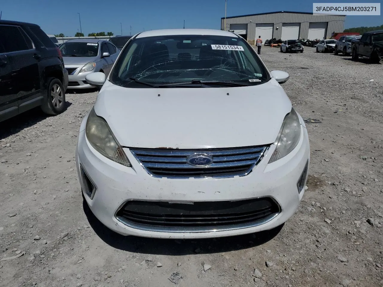 2011 Ford Fiesta Sel VIN: 3FADP4CJ5BM203271 Lot: 58151534